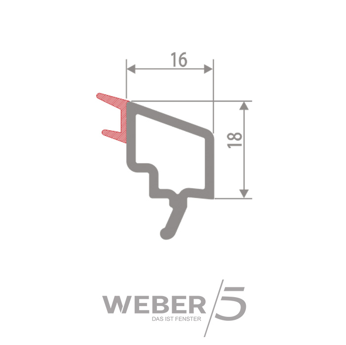 Штапик стандартный 16 мм в Риддере