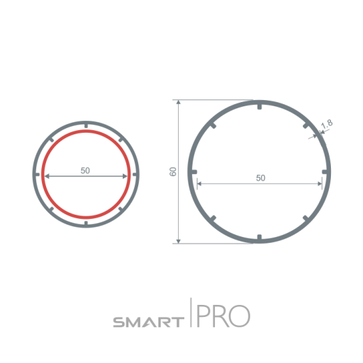 Труба круглая (60) в Риддере