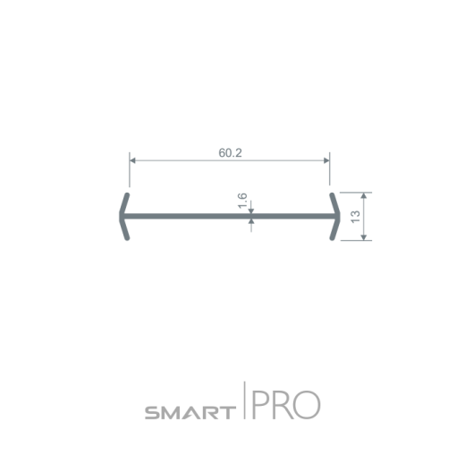 Соединительный профиль (нащельник) (60) в Риддере